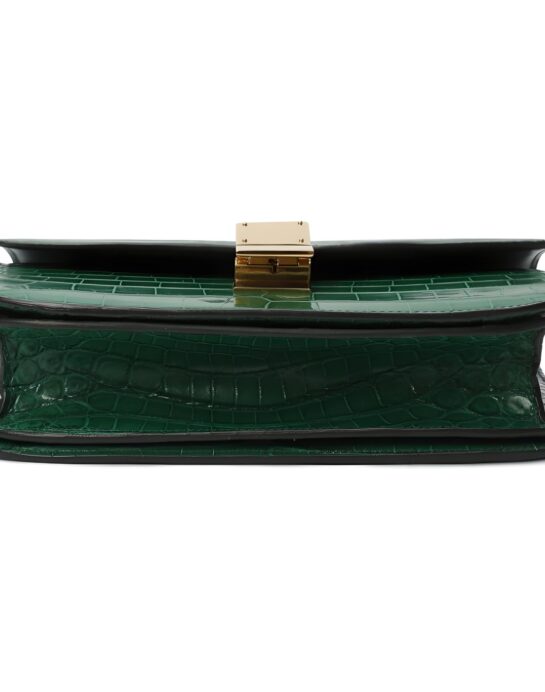 Celine-box-crocodile-green-bottom