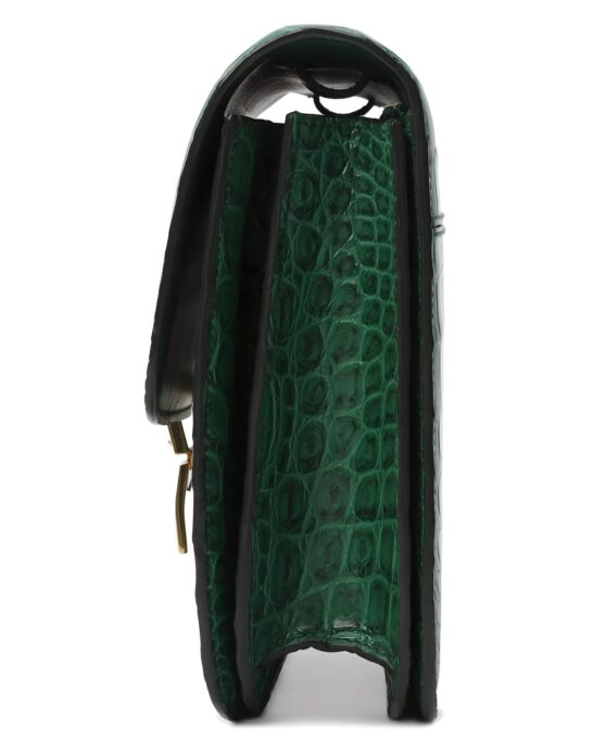 Celine-Box-crocodile-green-side