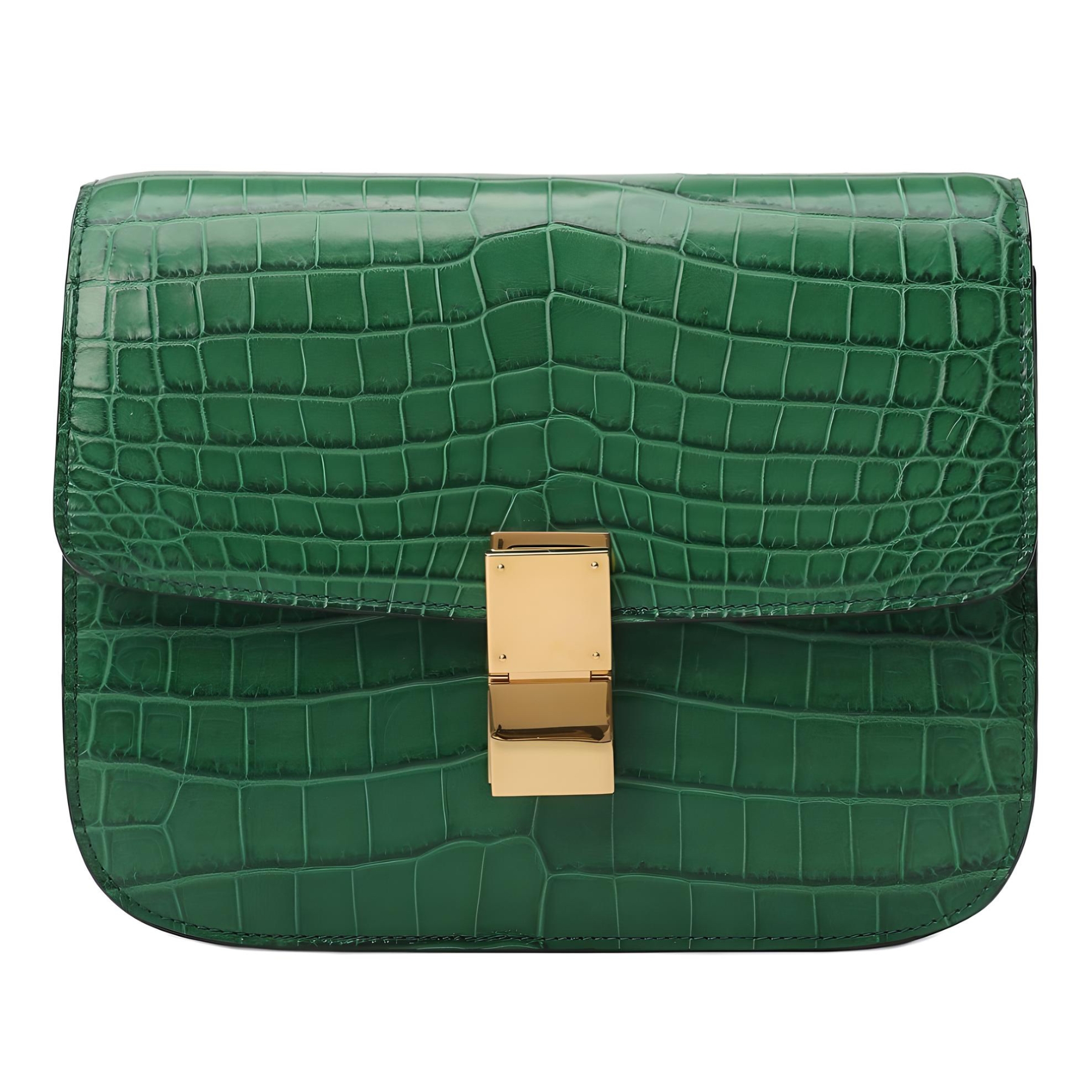 Celine-box-crocodile-green