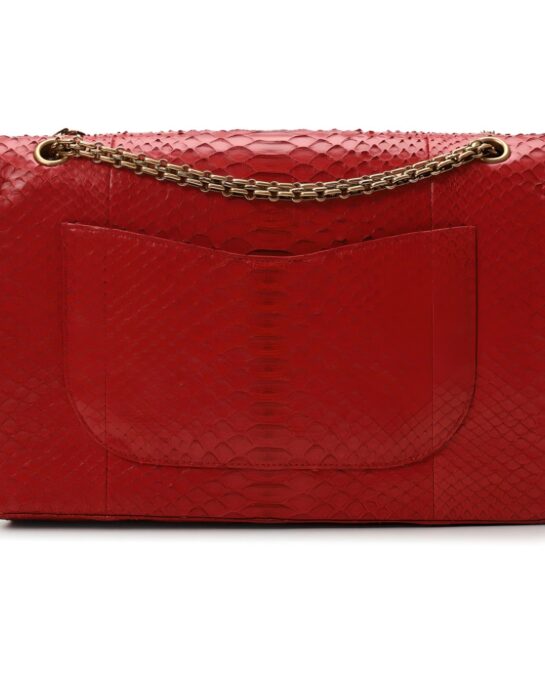 Chanel-Reissue-Red-Python-back