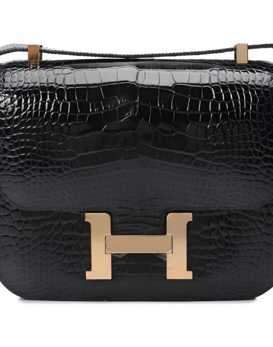 Hermes-Constance-24-alligator-black