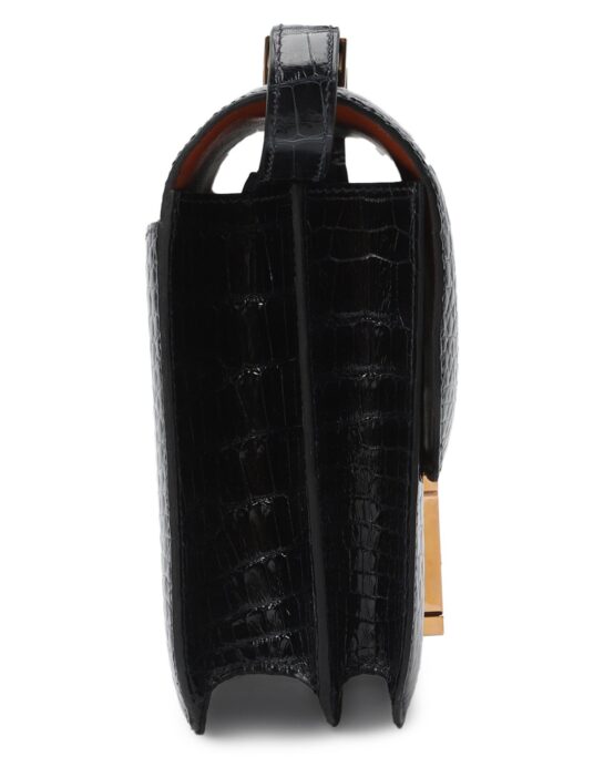 Hermes-constance-24-alligator-black-side