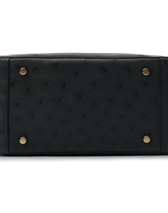 Hermes-Lindy-ostrich-black-bottom