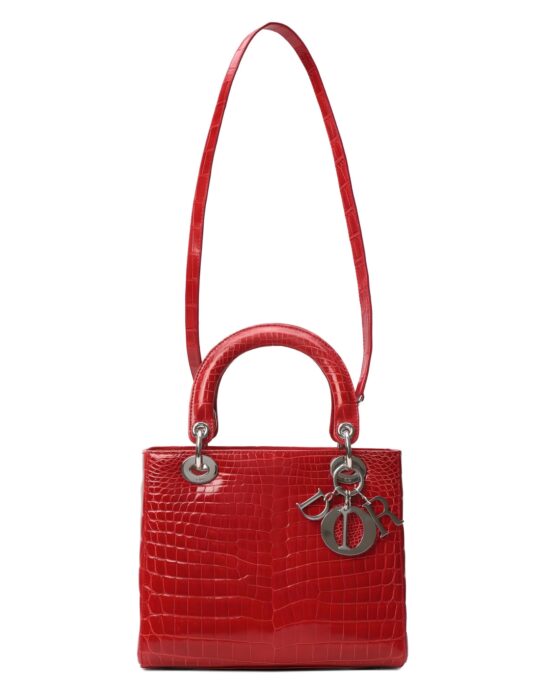 Lady-Dior-crocodile-red-strap