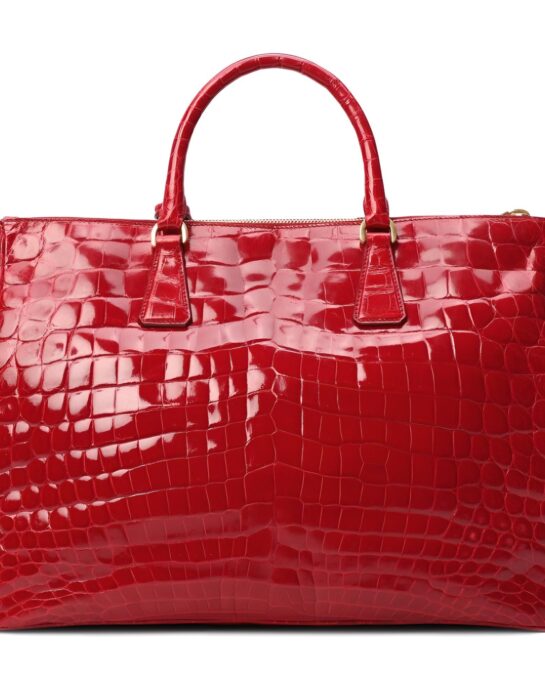 Prada-galleria-crocodile-red