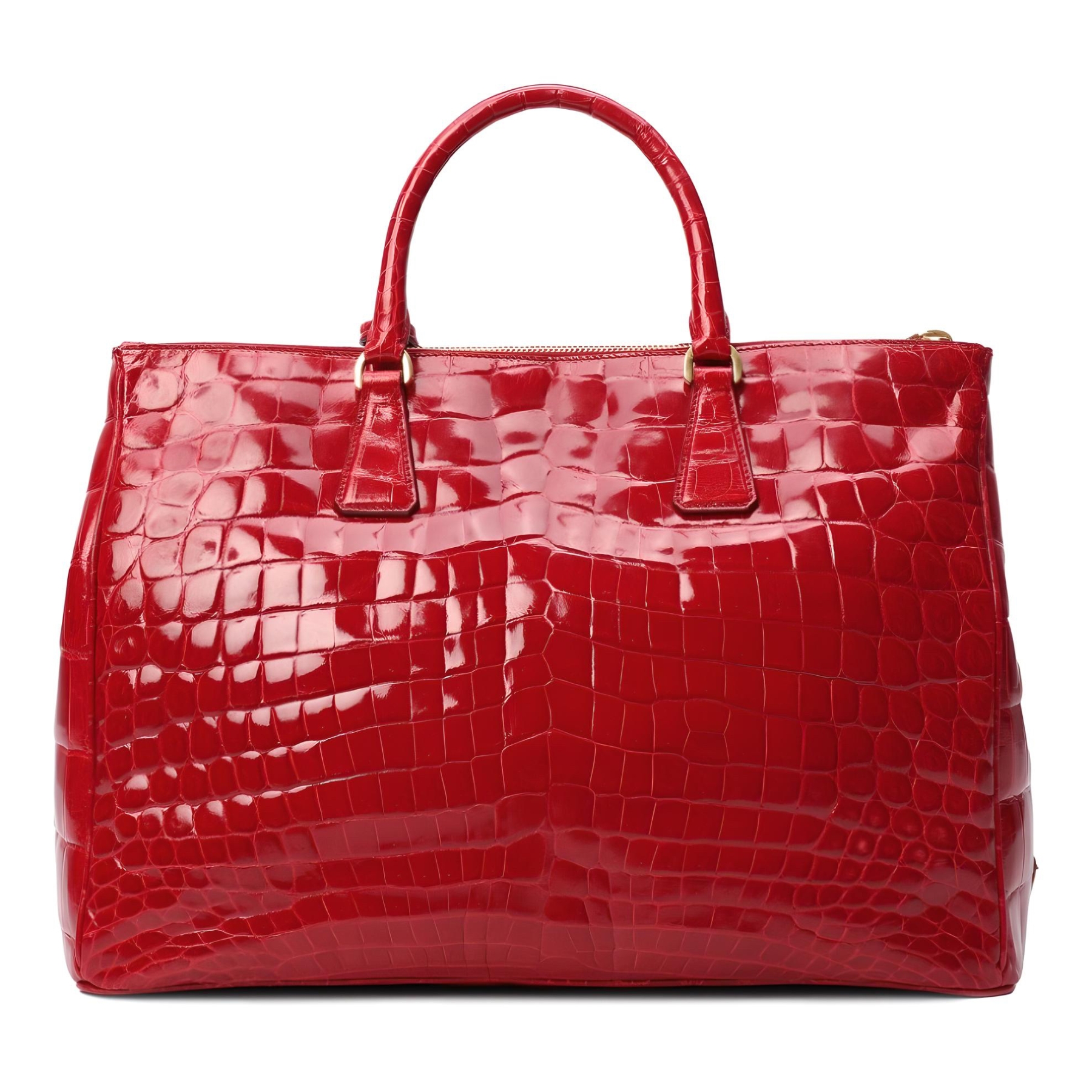 Prada-galleria-crocodile-red