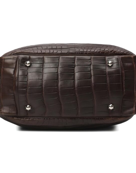 Saint-Laurent-roady-crocodile-brown-bottom