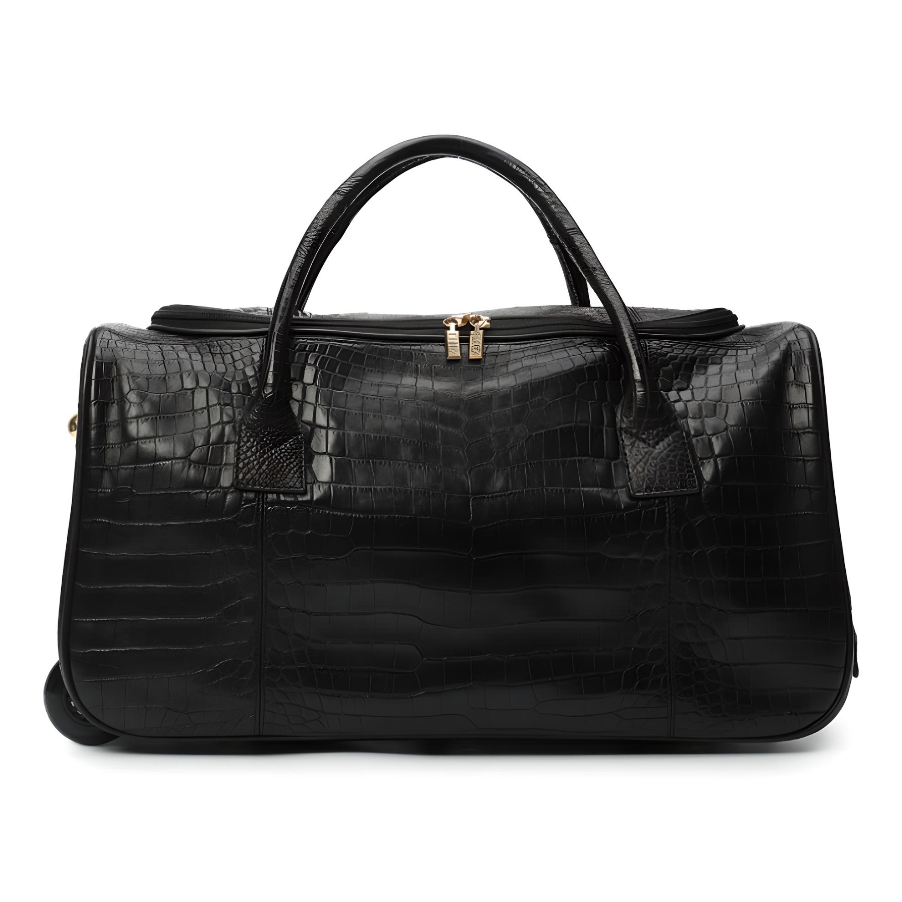 Zilli-Travel-Bag-Crocodile-Black