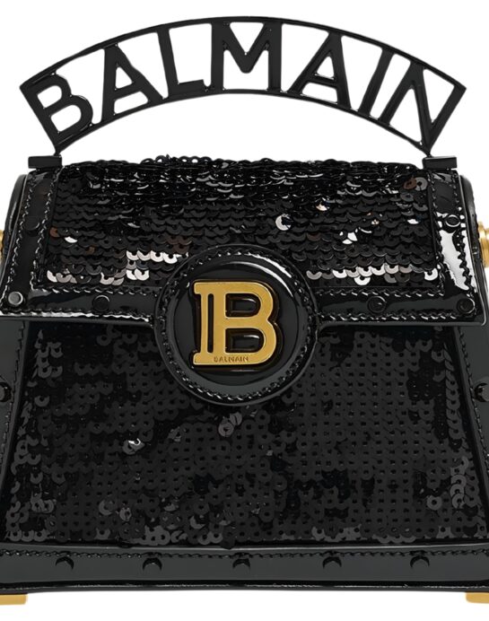 Balmain-bbuzz-dynasty-sequin-leather-black