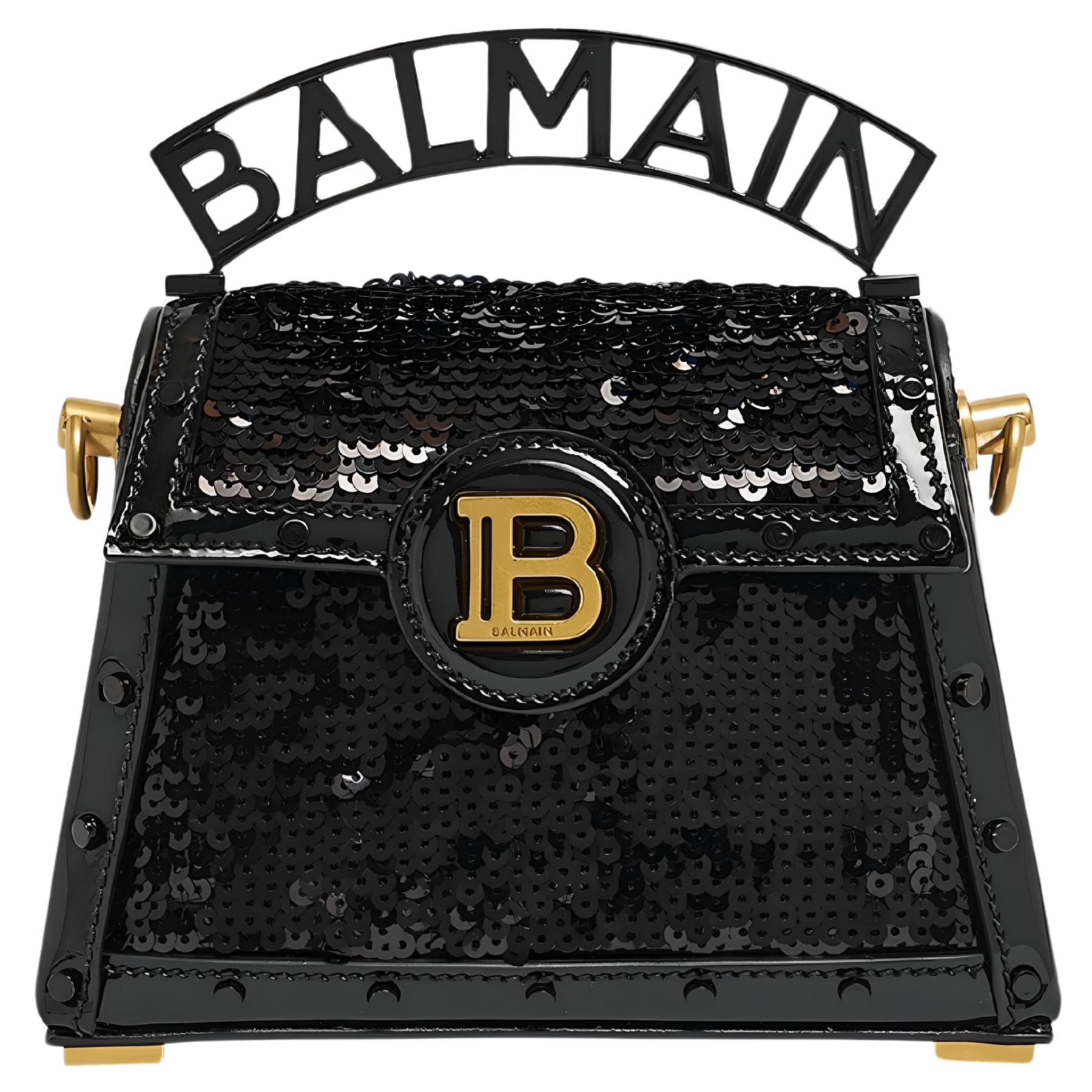 Balmain-bbuzz-dynasty-sequin-leather-black