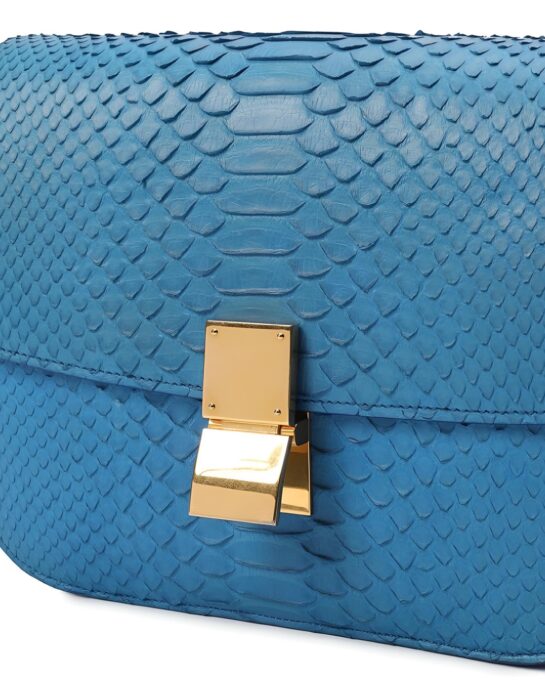 Celine-Box-python-blue-hardware