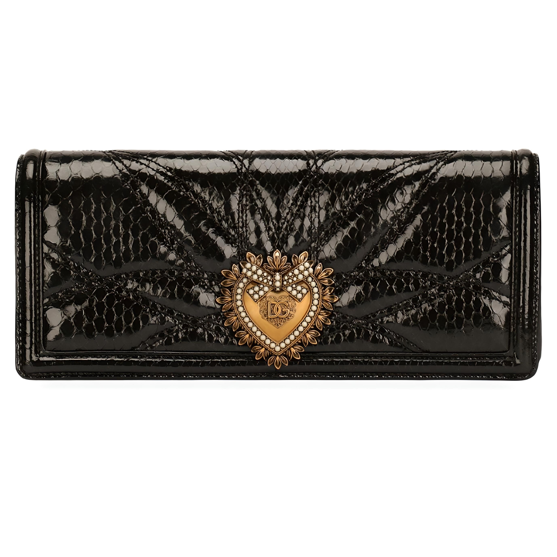 Dolce-gabbana-devotion-baguette-python-black