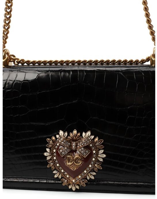 Dolce-Gabbana-Devotion-crocodile-black-hardware