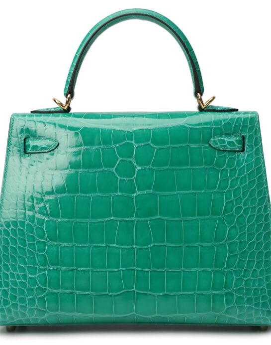 Hermès-Kelly-25-crocodile-green-back