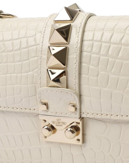 Valentino-Lock-crocodile-cream-hardware