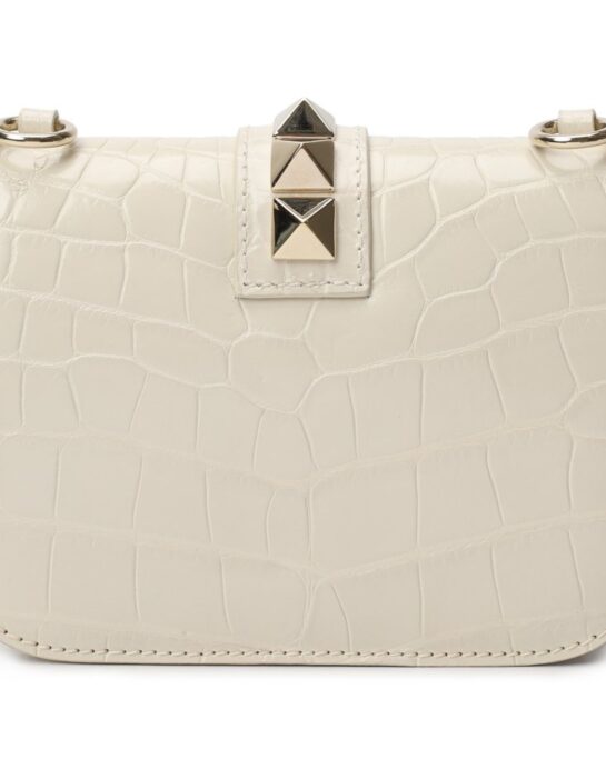 Valentino-Lock-crocodile-cream-back