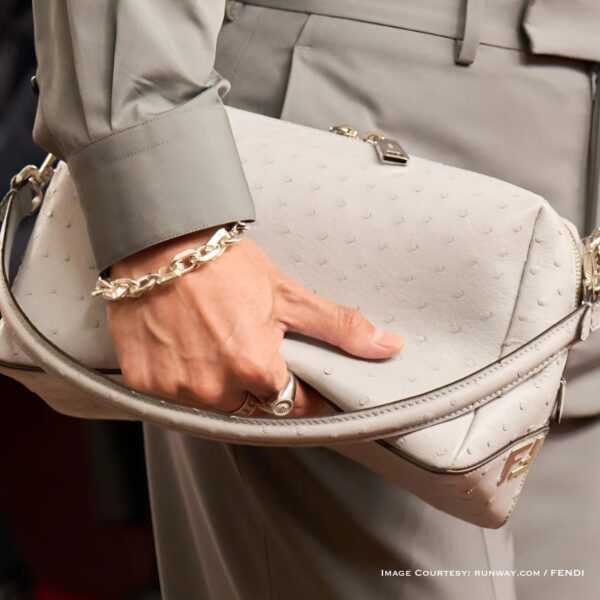 fendi-ostrich-baguette-ash-grey-2026-runway