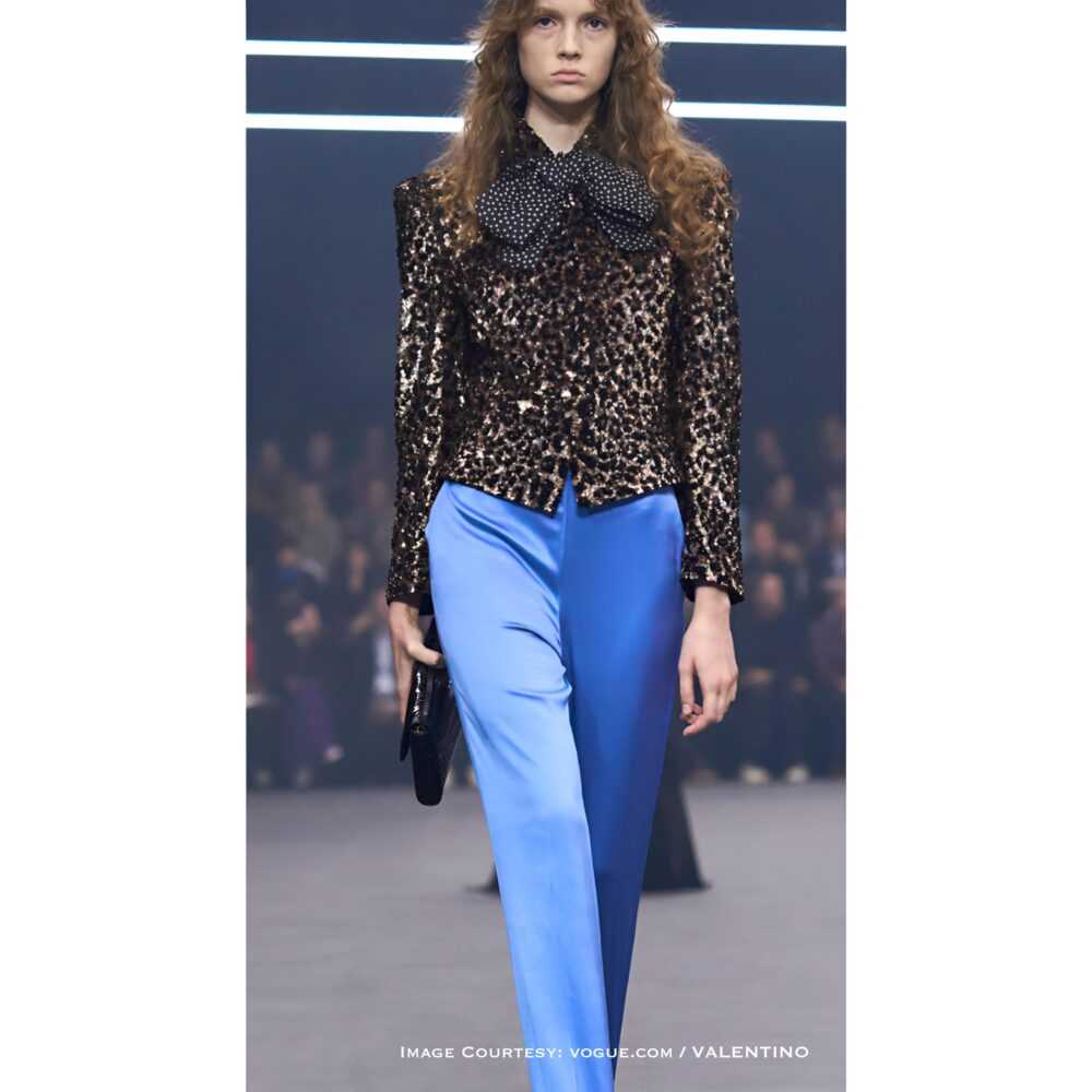 Valentino VLogo black crocodile clutch with gold logo clasp