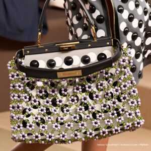 Fendi Beaded Peekaboo 2026 – Floral Runway Edition