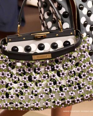 Fendi Beaded Peekaboo 2026 – Floral Runway Edition