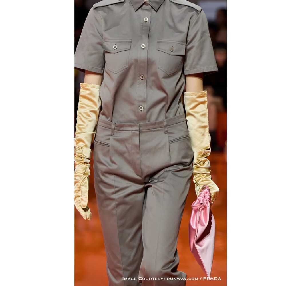 Prada Pouch Bag 2026 in Pink Satin