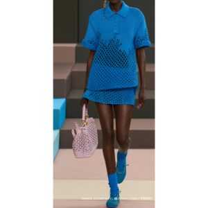 Fendi Woven Peekaboo 2026 in pale lilac hand-woven leather with gold hardware – runway pre-orde